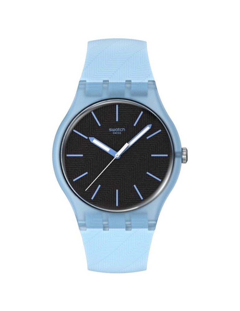 Swatch Watch - Essentials Blue Moves Time Only Blue 41mm Black - 0