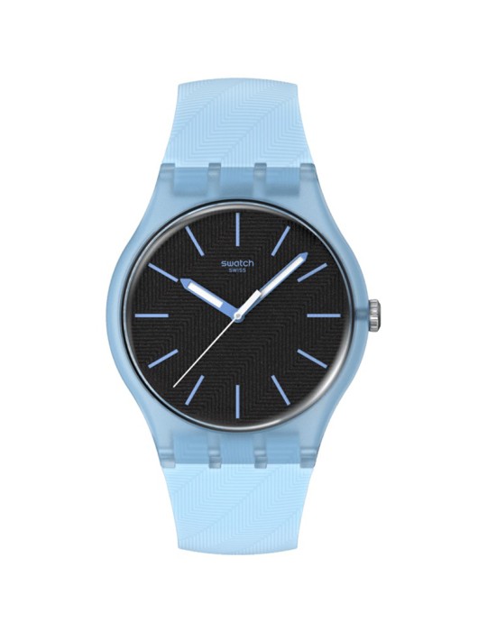 Swatch Watch - Essentials Blue Moves Time Only Blue 41mm Black - 0