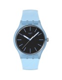 Swatch Watch - Essentials Blue Moves Time Only Blue 41mm Black - 0