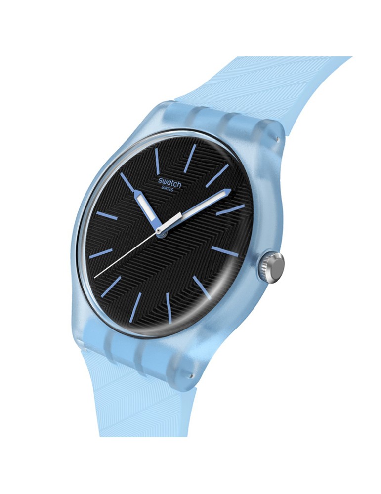 Orologio Swatch - Blue Moves - Solo Tempo - Blu - 41mm - Nero-SO29L101