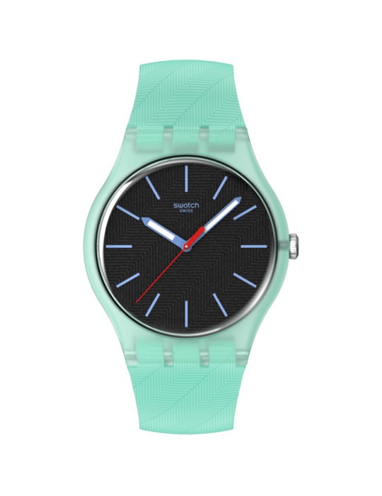 Swatch Watch - Hint of Mint - Green - 41mm - Black - SO29L103