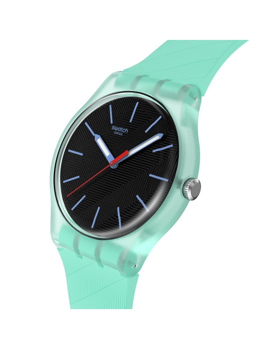 Orologio Swatch - Hint of Mint - Verde - 41mm - Nero - SO29L103