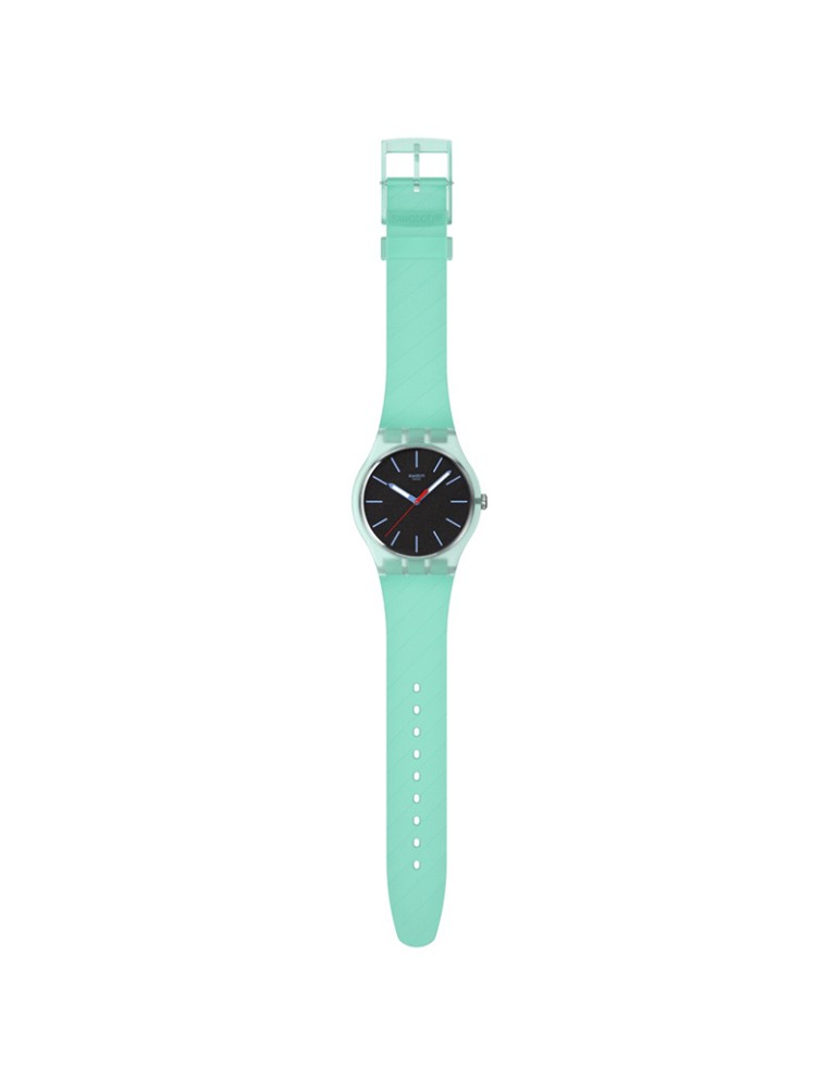 Swatch Watch - Hint of Mint - Green - 41mm - Black - SO29L103