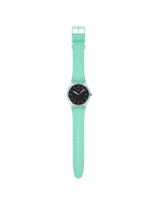 Swatch Watch - Hint of Mint - Green - 41mm - Black - SO29L103