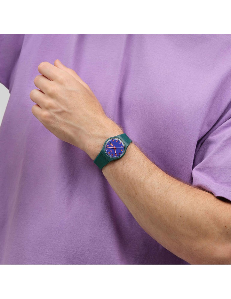 Orologio Swatch - Pattern Formation - Verde - 34mm - Viola - SO28N706
