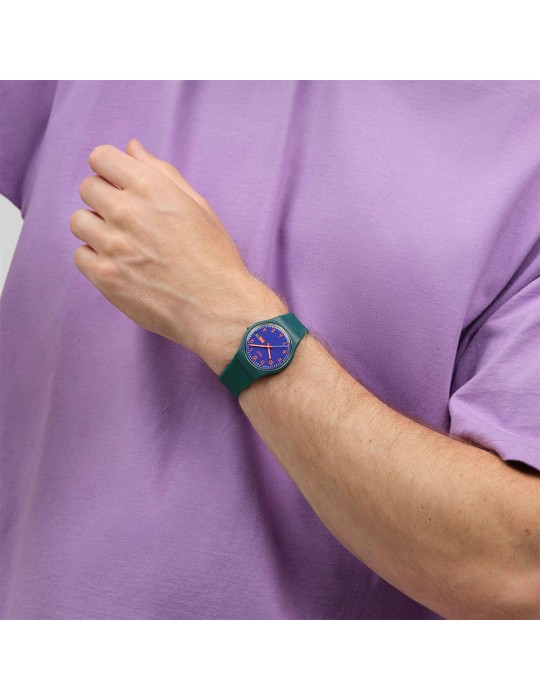 Orologio Swatch - Pattern Formation - Verde - 34mm - Viola - SO28N706