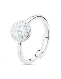 Boccadamo Ring - Sophie - Adjustable - Central White Crystal - AN483W