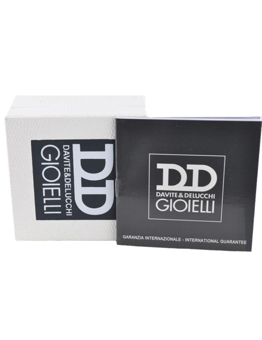Collana Davite&Delucchi - in Oro Bianco 18 con Perla 8mm e Diamante Naturale - 0