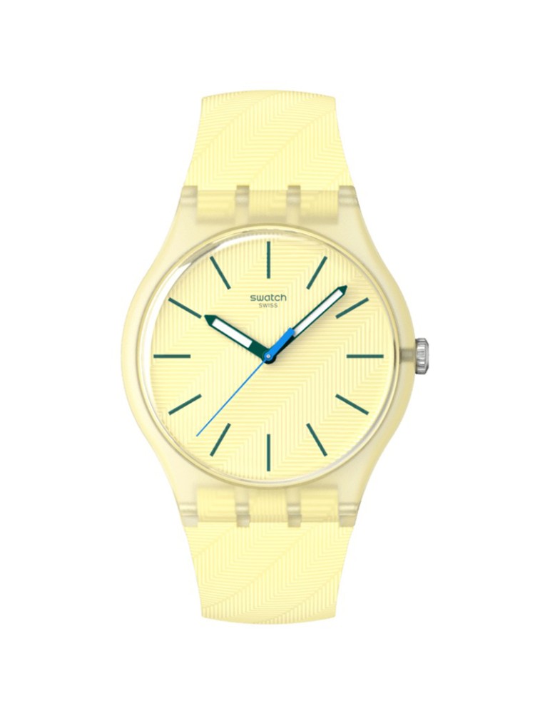 Orologio Swatch - Citrus Tilt - Solo Tempo - 41mm - Giallo - SO29J102