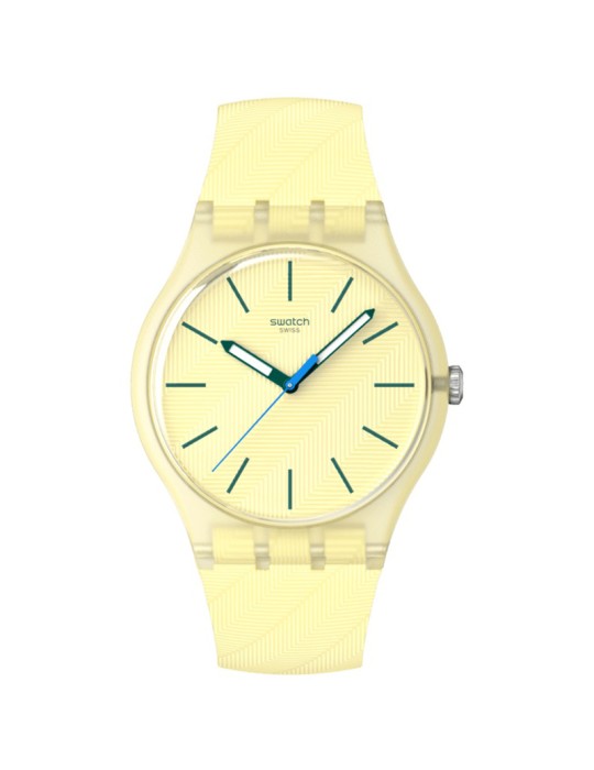 Swatch Watch - Citrus Tilt - Time Only - 41mm - Yellow - SO29J102