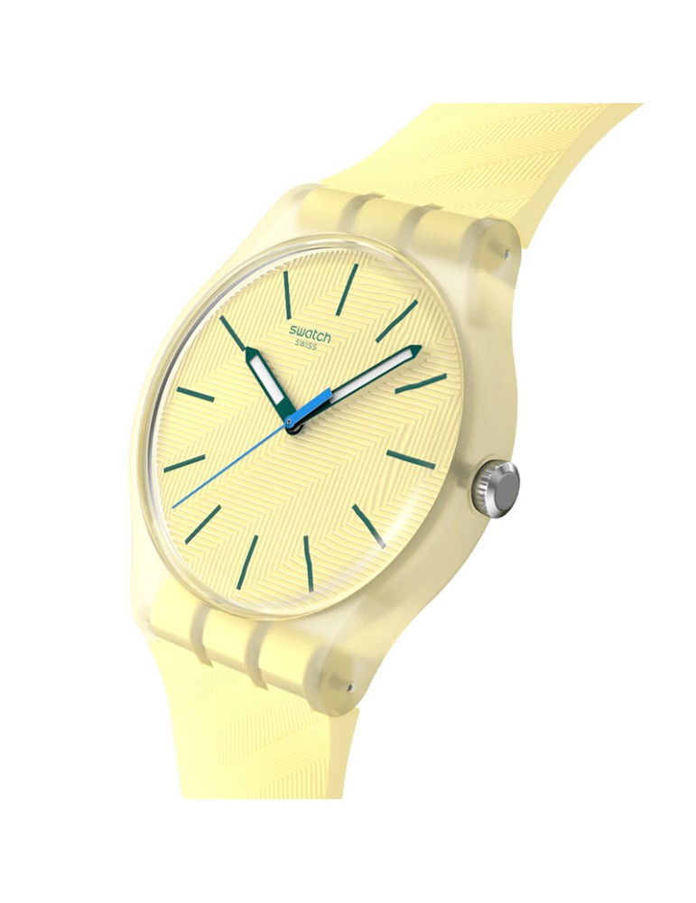 Swatch Watch - Citrus Tilt - Time Only - 41mm - Yellow - SO29J102