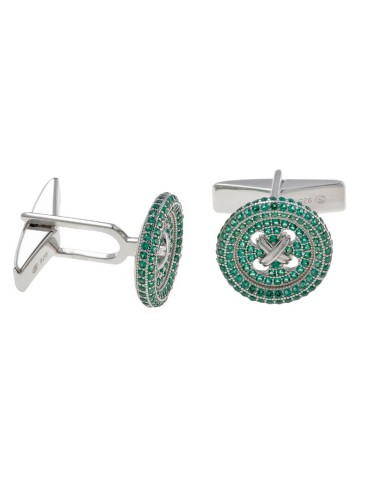 Gemelli Salvatore Plata - He - Cubic Zirconia Verdi - 195H0009