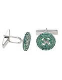 Gemelli Salvatore Plata - He - Cubic Zirconia Verdi - 195H0009