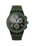 Orologio Swatch - Olive Rush - Cronografo - Verde - 42mm -Nero-SUSB421