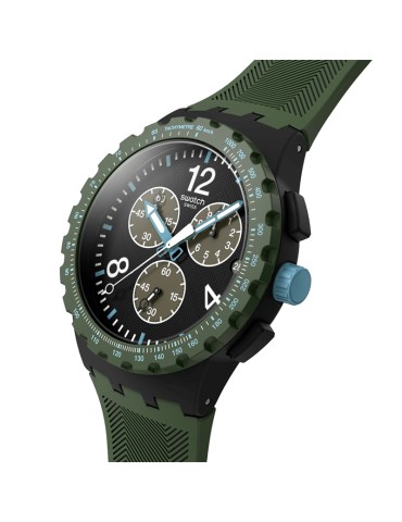 Swatch Watch - Olive Rush - Chronograph - Green - 42mm -Black-SUSB421 2