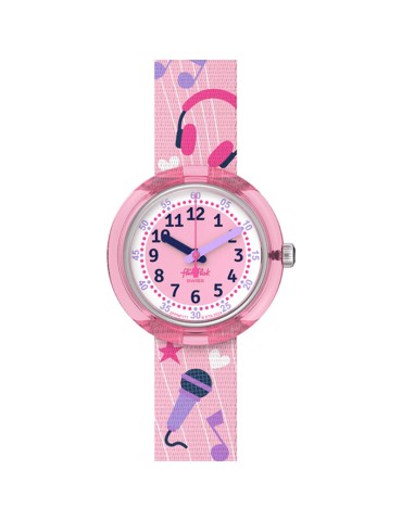 Orologio Flik Flak - Karaokeee - Solo Tempo - 32mm - Rosa - ZFPNP171