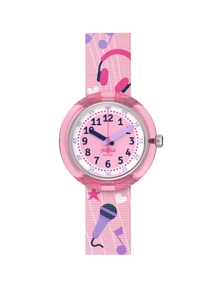 Orologio Flik Flak - Karaokeee - Solo Tempo - 32mm - Pink - ZFPNP171