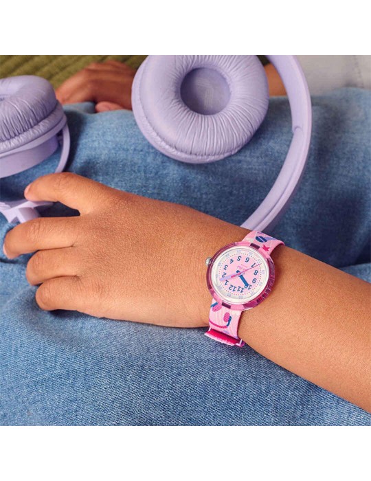 Orologio Flik Flak - Karaokeee - Solo Tempo - 32mm - Pink - ZFPNP171