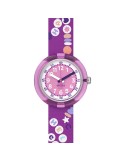 Flik Flak Watch - BFF - Time Only - Purple - 32mm - Lettering-ZFPNP172