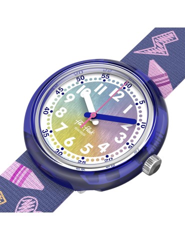 Orologio Flik Flak - Rainbow Crayons - 32mm - Blu - Pastello -ZFPNP173 2