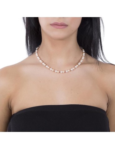 Collana Boccadamo - Perle - Rose Gold - Sfere Diamantate - GR651RS 2