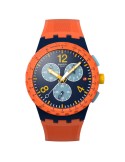 Orologio Swatch - Camo Flash - Cronografo - Arancione-42mm-Blu-SUSI400