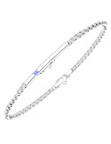 Bracciale Zancan - Insignia Color - Argento 925%-Spinello Blu-ESB377BL