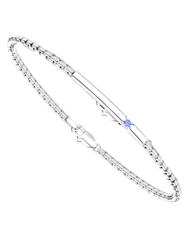 Bracciale Zancan - Insignia Color - Argento 925%-Spinello Blu-ESB377BL 2
