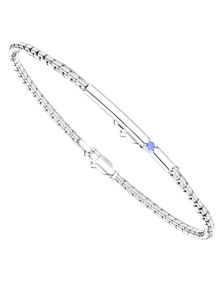 Bracciale Zancan - Insignia Color - Argento 925%-Spinello Blu-ESB377BL