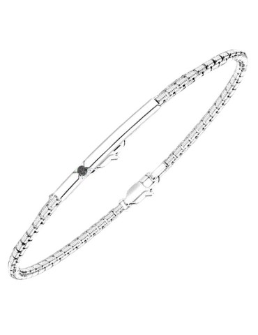 Bracciale Zancan - Insignia Color -Argento 925%-Spinello Nero-ESB377NE
