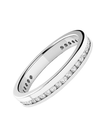 Zancan Ring - 925% Silver - White Spinels -EXA115BI-23