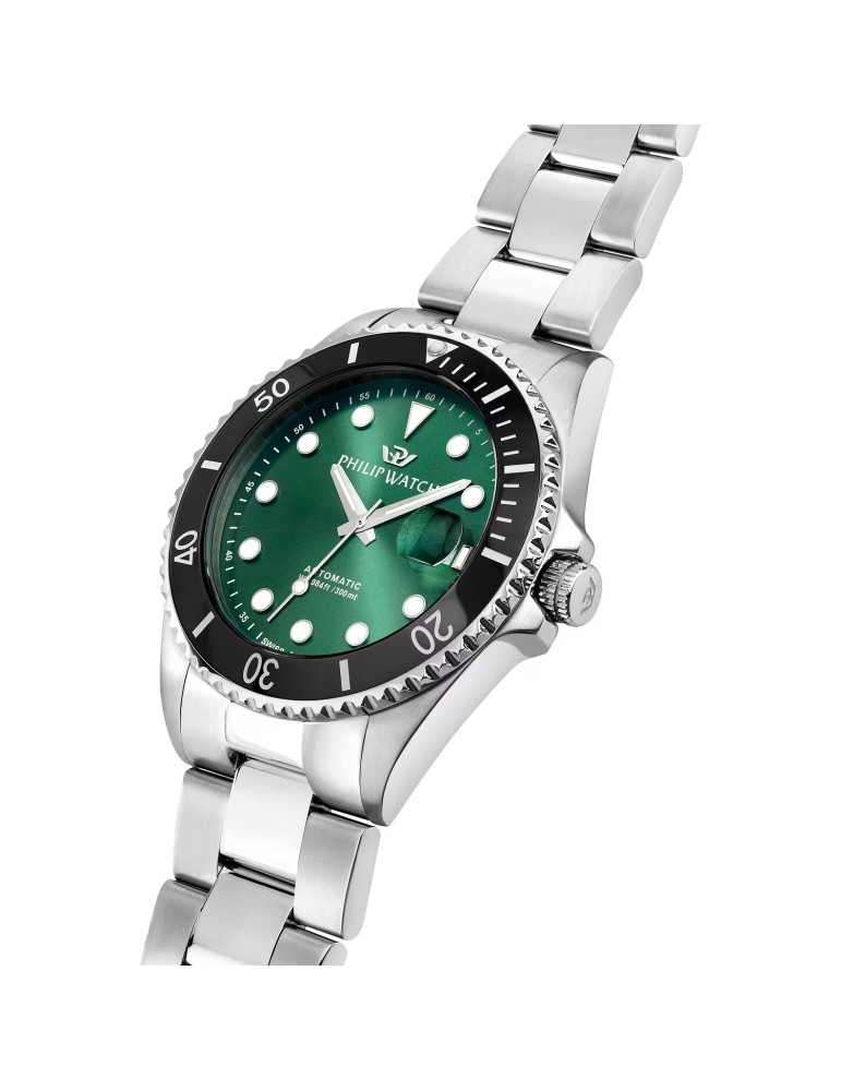 Philip Watch - Caribe Diving Automatic 42mm Green Black - 0