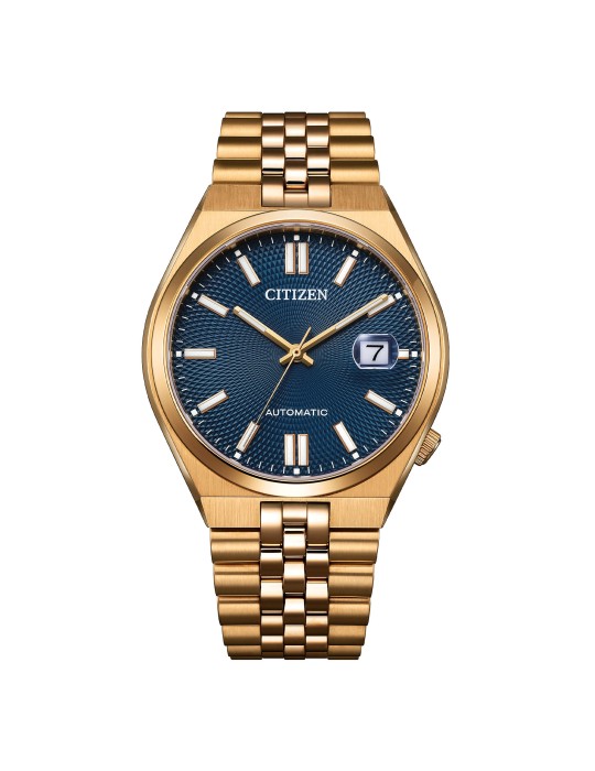 Citizen Watch - Tsuyosa 60 Automatic Time and Date 40mm Rose Gold Blue - 0