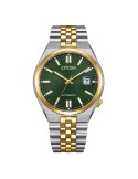 Orologio Citizen - Tsuyosa 60 Automatico Tempo e Data 40mm Verde Dorato - 0