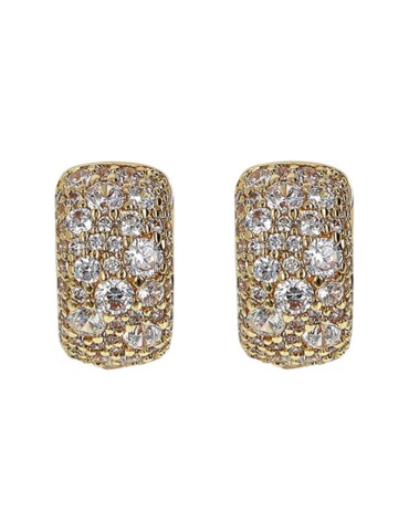 Orecchini Bronzallure -Dorati-Cubic Zirconia Bianchi-WSBZ02371Y.LEM-CZ