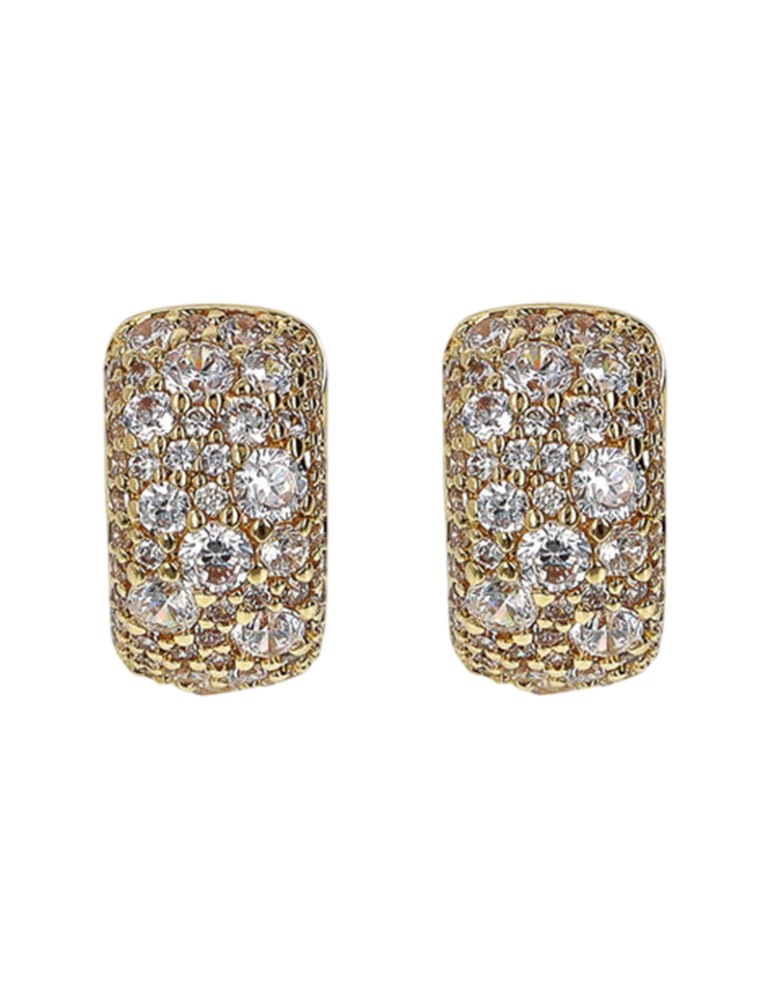 Orecchini Bronzallure -Dorati-Cubic Zirconia Bianchi-WSBZ02371Y.LEM-CZ