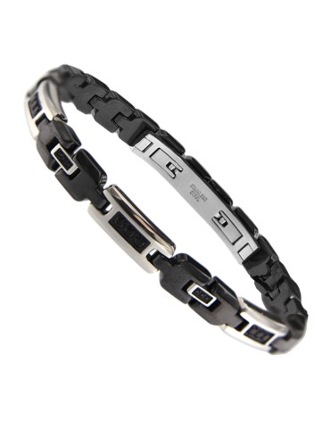 Zancan Bracelet - Ceramitek - Steel - Black Ceramic-Spinelli-EHB436 2