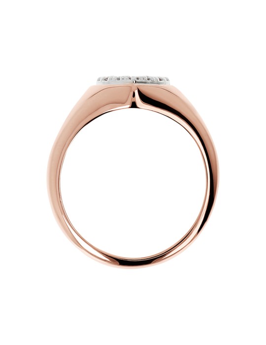 Anello Bronzallure - Rosato - Cuore - Cubic Zirconia - WSBZ02008. W-10