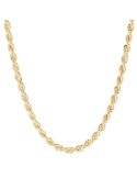 Collana Etrusca - Itaca - Dorata - Catena Corda -Short-WSET00661.YG-45