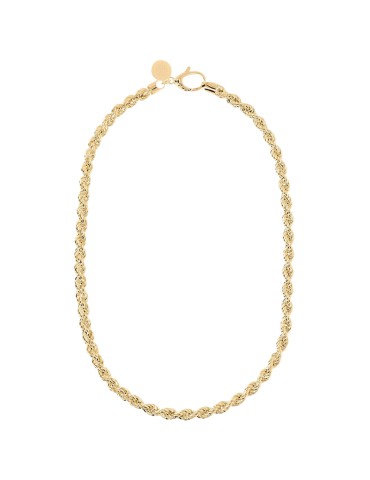 Etruscan Necklace - Ithaca - Golden - Rope Chain -Short-WSET00661.YG-45 2
