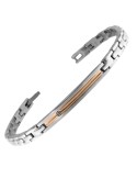 Zancan Bracelet - Hi-teck - 316L Steel - Rose Gold Plate - Screw - EHB216
