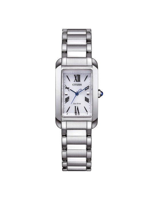 Orologio Citizen - Square Eco Drive 32,5mm Bianco - EW5620-55A