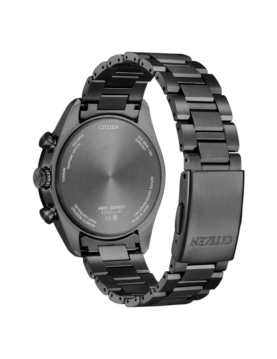 Orologio Citizen Eco-Drive - Attesa Stratosphere Sapphire Bezel 42mm Nero - AT8294-59E