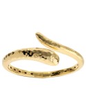 Etruscan Bracelet -Golden-Contrariè-Hammered Surface-WSET00887.YG