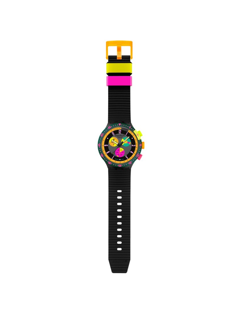 Orologio Swatch - Cronografo - Nero - 47mm - Multicolore - SB02B104