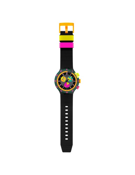 Swatch Watch - Chronograph - Black - 47mm - Multicolor - SB02B104