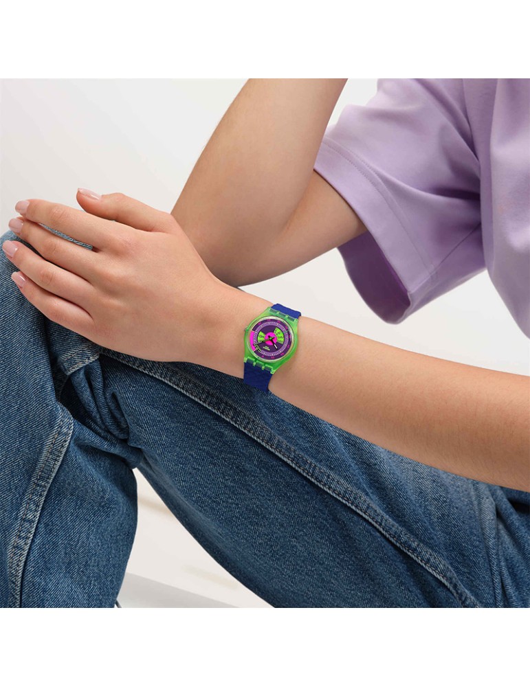 Swatch Watch - Time & Date - Blue - 34mm - Multicolor - SO28G704