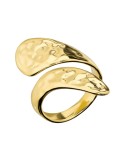 Anello Etrusca-Contrariè-Dorato e Martellato-Misura 16-WSET00879.YG-16