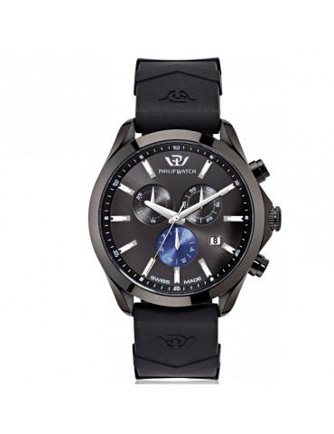 Orologio Philip Watch Uomo - Cronografo - 41 mm - Nero - R8271665006