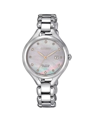 Citizen Eco-Drive Lady Super Titanium 30mm Mother of Pearl Watch - 0